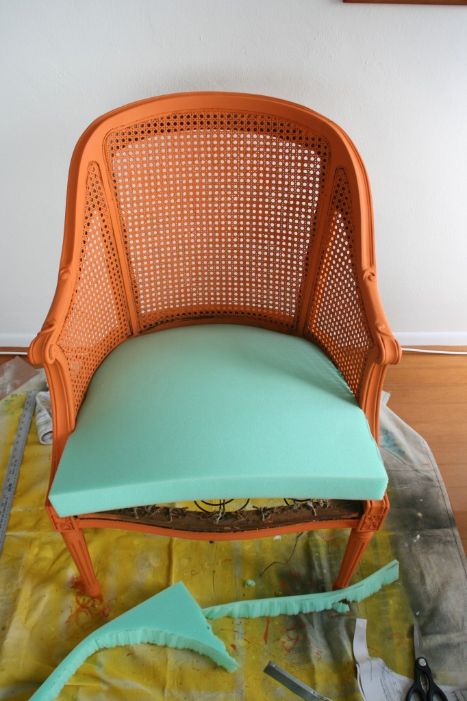 How To Reupholster A Chair C R F T, How To Reupholster A Chair Seat With Springs