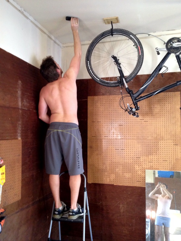 hooks to hang bikes in garage