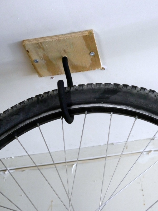 hooks to hang bikes from ceiling