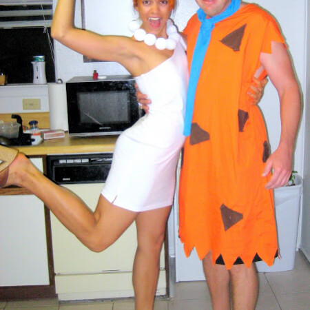 How to make a Fred and Wilma Flintstone costume