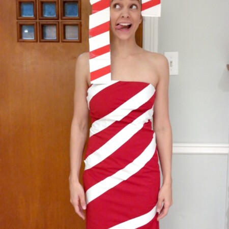 DIY Candy Cane Costume