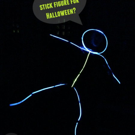 DIY Stick figure costume