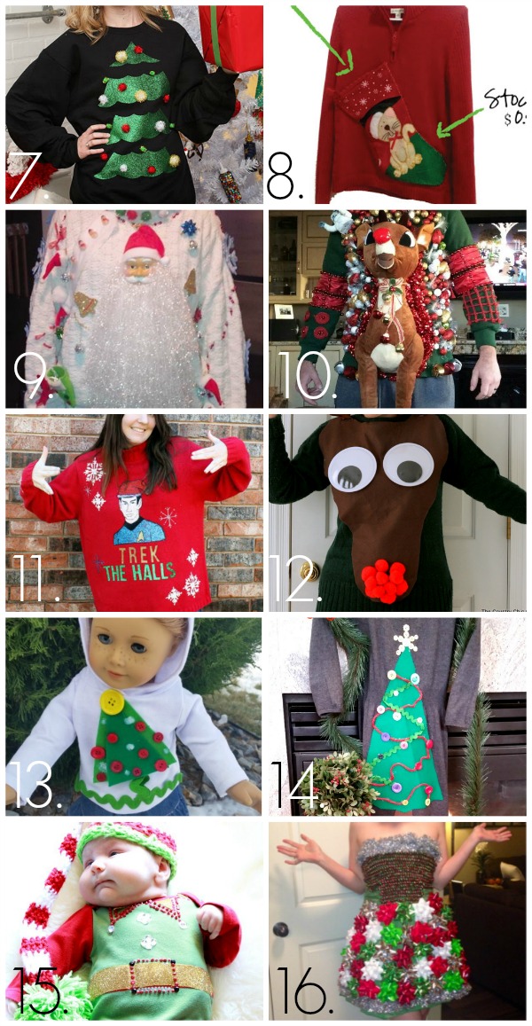 32 DIY Ugly Christmas Sweaters - C.R.A.F.T.