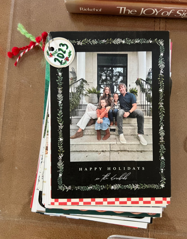 Things to do with old Christmas cards