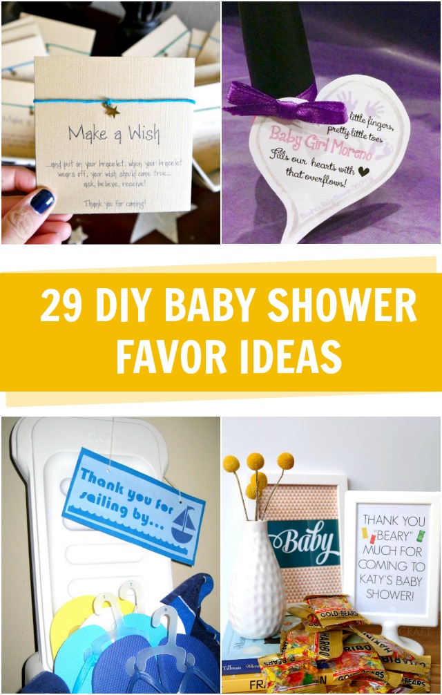 make your own baby shower favors