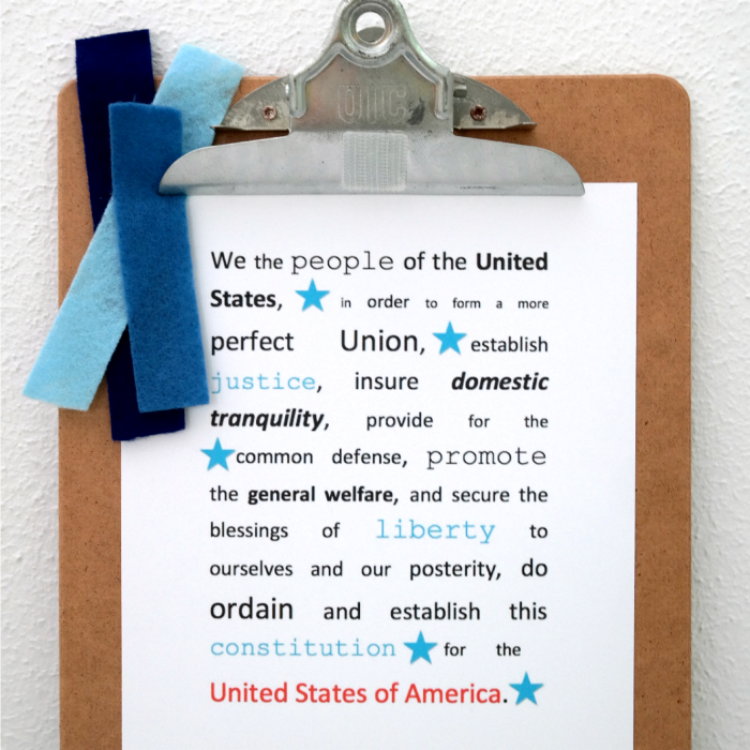 Free Printable Preamble To The Constitution - C.R.A.F.T.