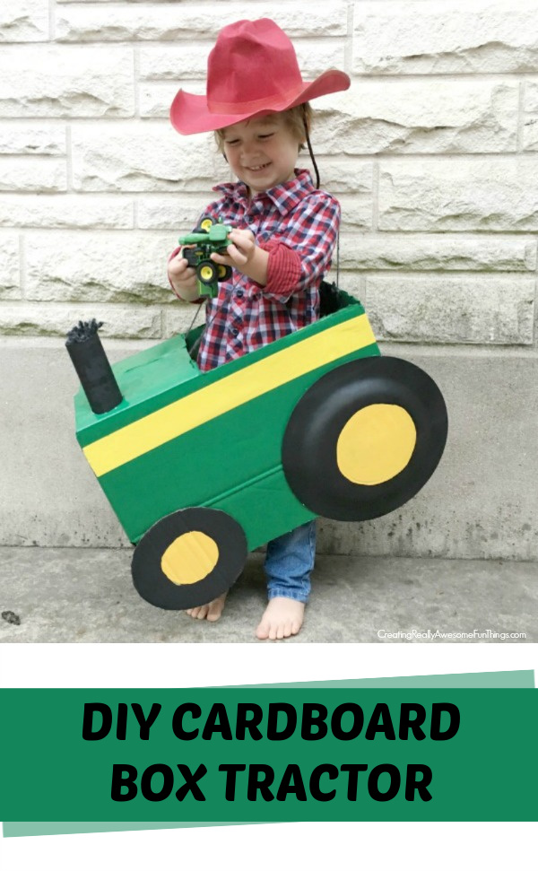 How to Make a Cardboard Box Tractor Costume - C.R.A.F.T.