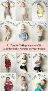 Tips for Taking Monthly Baby Pictures - C.R.A.F.T.