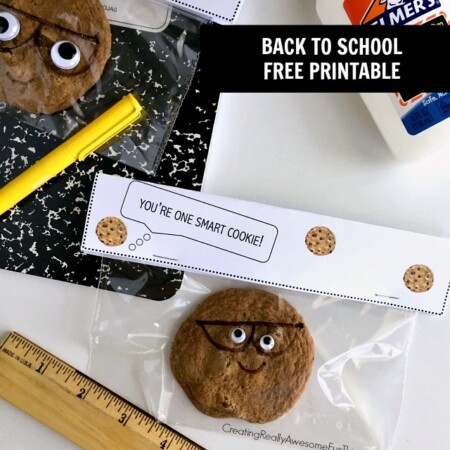 You're one smart cookie-Back to school free printable