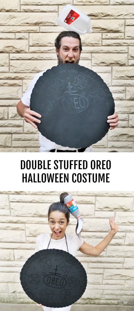 Double Stuffed Diy Oreo Couples Costume Craft 