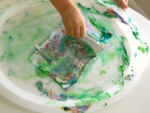 How to do Shaving Cream Marbling - C.R.A.F.T.