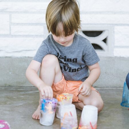 best summer crafts - Ice blocks