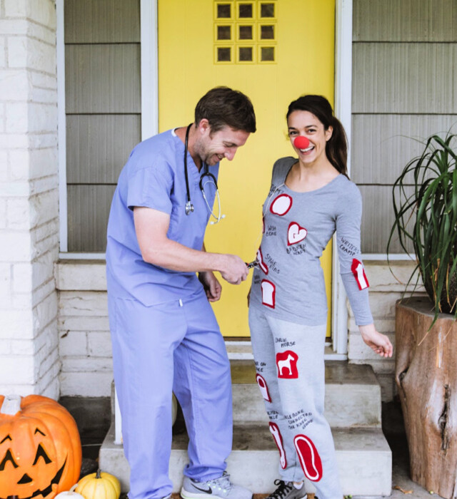 DIY operation costume for couples