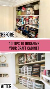 How to Organize a Craft Cabinet - C.R.A.F.T.