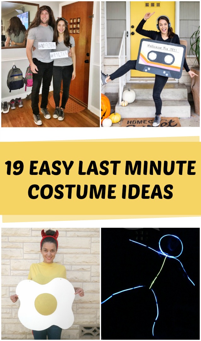 10 Clever Last Minute Homemade Costumes