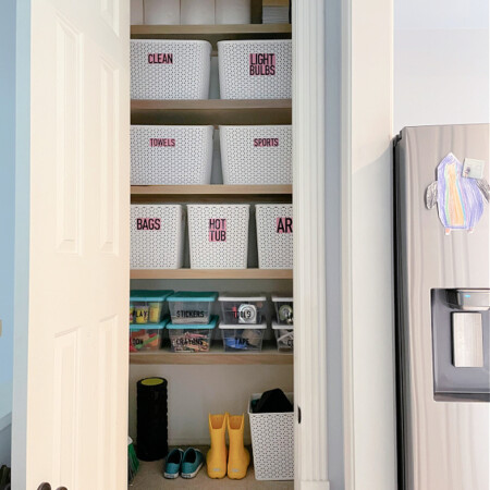 Coat Closet Organization Hack