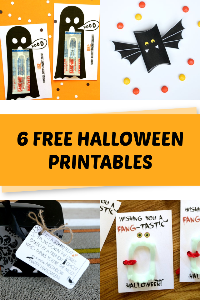 6 Free Halloween printables