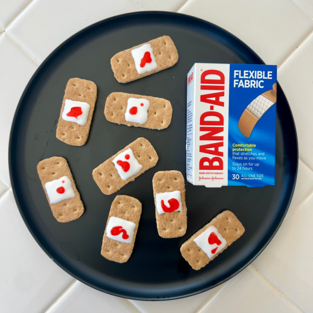 How to make band aid cookies