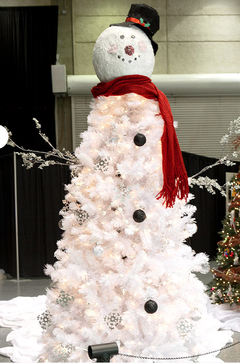 Snowman Christmas tree