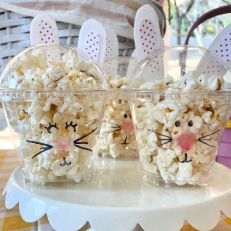 Easter bunny treat cups