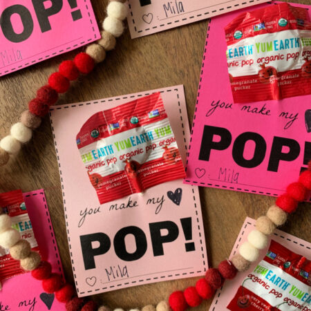 Free printable lollypop Valentines for kids