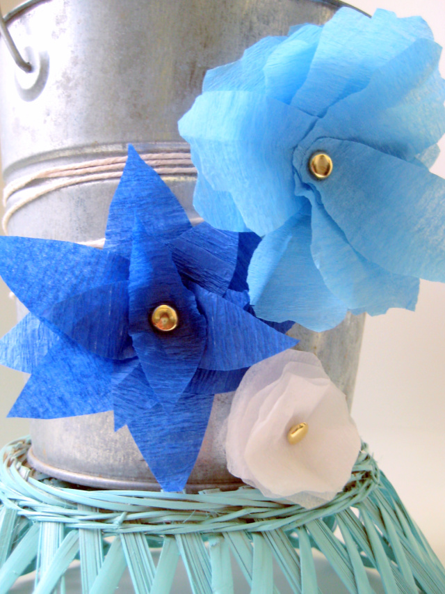 How to make crepe paper flowers 